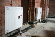 июнь 2012 Завершение монтажа системы отопления в нижнем и верхнем храмах